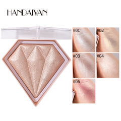 Diamond Highlighter Powder Brighten Skin Tone Repair Glitter Powder Nose Shadow Modification Stereo Brightening