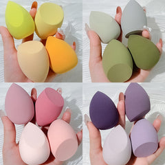 4PCS Water Drop Beauty Makeup Sponge Cosmetic Puff Blending Facial Foundation Powder Make Up Sponges Accessories Maquillaje