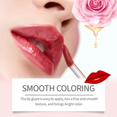 Double Head Essence Lip Line Lip Glaze Pen 2-In-1 Lip Line Lip Glaze Mirror Gloss Lipstick Lip Gloss