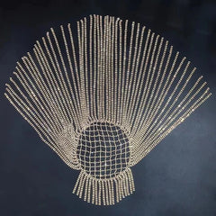 Water Diamond Long Flow Su Hair Hoop Headpiece Punk Hair Chain