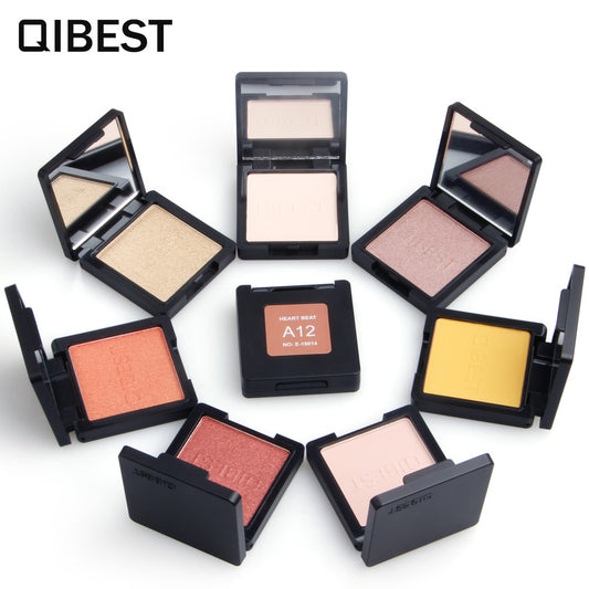 QIBEST Monochrome Eyeshadow Monochrome Eyeshadow Matte Pearlescent Single Eyeshadow Palette