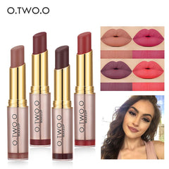 O.TWO.O Brand Wholesale Beauty Makeup Lipstick Popular Colors Best Seller Long Lasting Lip Kit Matte Lip Cosmetics