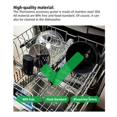 Food Cutter For Thermomix TM5 TM6 Chopper Vegetable Peeler Cooking Masher Slicing Shredding Multifunctional Fine Peeler Set