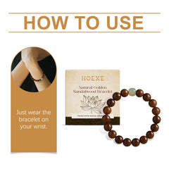 Gold Wire Sandalwood Bead String New Chinese Style Simple Minority Sense Ancient Style Style Play Decorative Bracelet