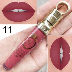 20 Colors Lipstick Waterproof Long Lasting Matte+Shimmer Mental Beauty Lip Gloss Nude Glitter Lip Gloss Beauty Red Lip Tint New