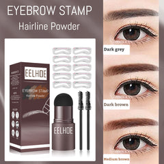 Eyebrow Print Mold Thrush, Lazy Eyebrows Fill Makeup Eyebrow Cake Waterproof Hairline Powder