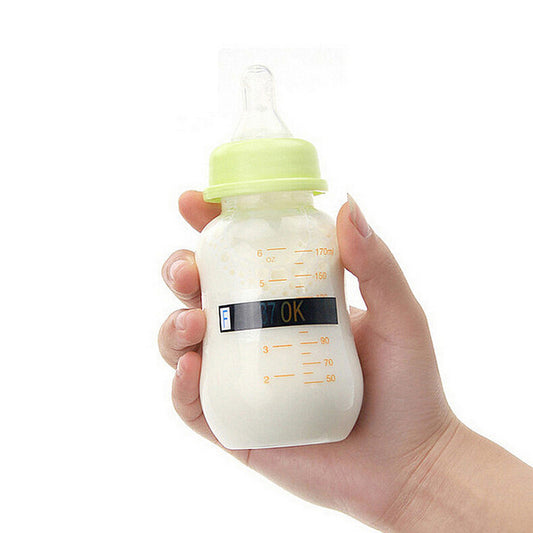 5pcs/Lot Infant Milk Bottle Temperature Thermometer ABS Digital Sticker Thermometer Infant Milk Bottle Temperature Plastic Strip