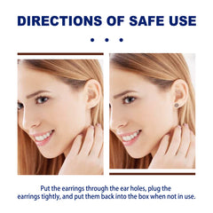 Magnetic Earrings, No Piercing Earrings Clear Jawline Lines To Create A Beautiful Figure