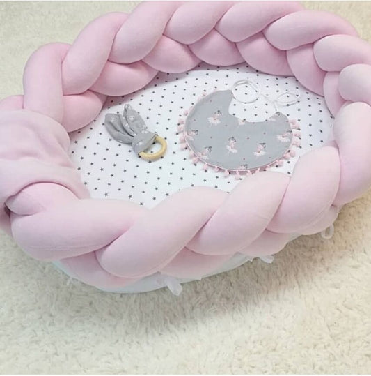 All-Cotton Woven Folding Portable Crib Bionic Removable Manual Fence