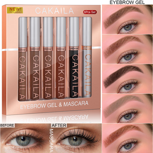CAKAILA Eyebrow dye matte non-smudge dyeing makeup eyebrow shaping eyebrow dye mascara set