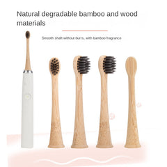 Children's bamboo toothbrush head compatible with Feili Neutral Pu 3/6/9 series toothbrush head