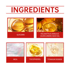 Lip Glaze, Moisturizing And Hydrating, Easy To Color, Not Easy To Stick Cup Long-Lasting Portable Lipstick Glaze