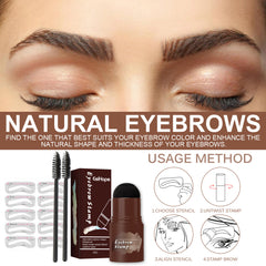 Brow Print Set Quick Brow Makeup Lazy Hairline Powder Repair Natural Waterproof Contouring Shadow