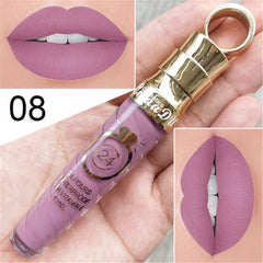 20 Colors Lipstick Waterproof Long Lasting Matte+Shimmer Mental Beauty Lip Gloss Nude Glitter Lip Gloss Beauty Red Lip Tint New