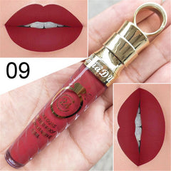 20 Colors Lipstick Waterproof Long Lasting Matte+Shimmer Mental Beauty Lip Gloss Nude Glitter Lip Gloss Beauty Red Lip Tint New
