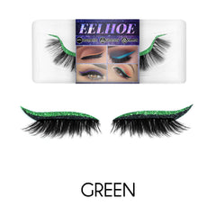 Eyeliner And Eyelash Stickers, Self-Adhesive False Eyelashes With European And American 3d Eyelash Eyeshadow Eyeliner