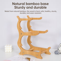 2-Tier Bamboo Fruit Stand for Kitchen