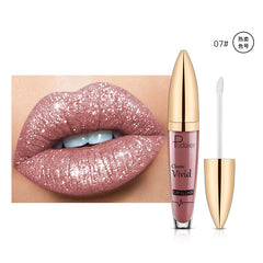 18 Colors Shiny Lip Gloss for Women Long Lasting Matte Glitter Liquid Lipstick Diamond Shiny Lip Gloss Waterproof Lip Makeup