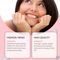 Crystal Dental Drill, Personality Sparkle Stylish Dental Accessories Enhance Smile Easily Use Decorative Dental Drill