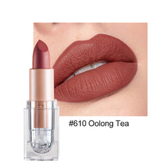 HANDAIYAN Matte Lipstick 12 Color Lipstick Not Easy To Fade Nude Pink Lipstick