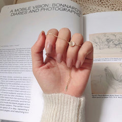 925 Sterling Silver White Chalcedony Bracelet