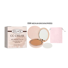 CC Cream, Skin Protection Lightweight Breathable Durable Not Easy To Take Off The Makeup Natural Block Defect Calm Makeup Makeup Powdery Cake