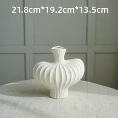 Plastic art imitation ceramic vase high-end decoration for living room desktop decoration