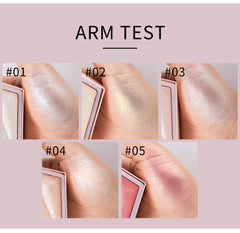 Diamond Highlighter Powder Brighten Skin Tone Repair Glitter Powder Nose Shadow Modification Stereo Brightening