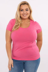 Plus size T-shirt model 211768 Relevance