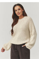 Jumper model 223237 Makadamia