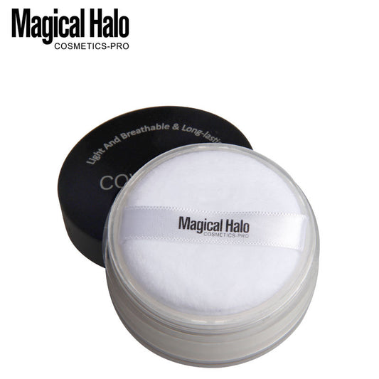 Makeup Magical Halo Three-Color Natural Concealer Loose Powder Fixed Makeup Honey Powder Makeup Waterproof Does Not Take Off Makeup