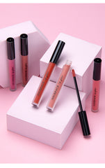 Niceface New Quality Lip Glaze Velvet Matte Lip Glaze Set Matte Non-stick Cup Holder Liquid Lipstick