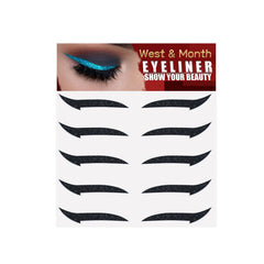 Eyeliner Stickers, Silver Light Makeup Eye Patch Party Nightclub Stage Silver Light Stage Double Eyelid Patch