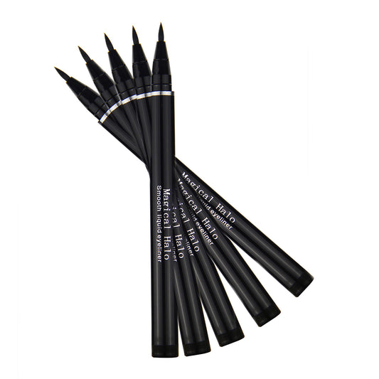 Magical Halo Black Eyeliner Waterproof Sweat-Proof Quick-Drying Hard-Headed Liquid Eyeliner