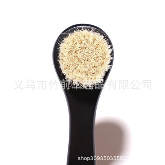 Baby hair comb round head beech wood baby bath brush children's bath brush