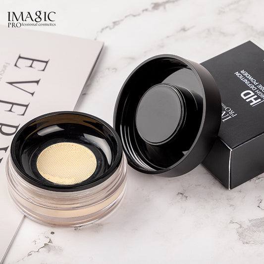 IMAGIC Makeup Loose Powder Oil Control Powder Long Lasting Concealer Waterproof Non-Removing Invisible Pores Make Up
