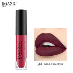 IMAGIC Non Stick Cup Matte Lip Gloss Moisturizing And Long Lasting Non Discoloring Lipstick Lip Glaze Biting Lip Makeup