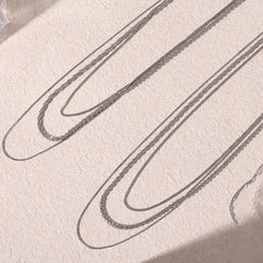 Fashionable Cuban titanium steel necklace hip-hop style multi-layer layered women's collarbone chain