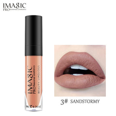 IMAGIC Non Stick Cup Matte Lip Gloss Moisturizing And Long Lasting Non Discoloring Lipstick Lip Glaze Biting Lip Makeup