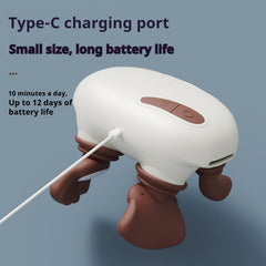 Cervical massager kneading hot compress home use trapezius muscle shoulder neck waist