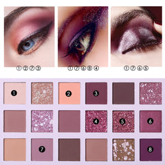 UCANBE Aromas Nude Eye Shadow Palette 18 Color Eyeshadow Shimmer Waterproof Paleta De Sombra Makeup Pallete