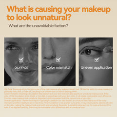 Concealer Oil Control Liquid Foundation Natural Light Foundation To Cover Skin Blemishes Invisible Pore Foundation