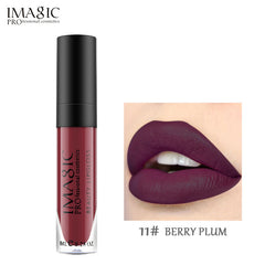 IMAGIC Non Stick Cup Matte Lip Gloss Moisturizing And Long Lasting Non Discoloring Lipstick Lip Glaze Biting Lip Makeup