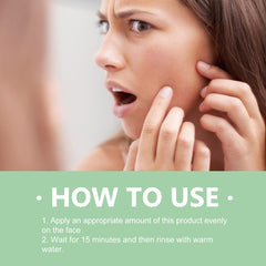 HOYGI Green Tea Cleansing Mask Pores Purifying Remove Blackheads Oil Control Acne Treatment Blemish Mark Whitening Moisturizing Mask