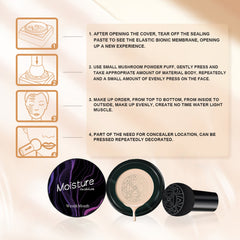 Mushroom Head Air Cushion, Moisturizing Concealer Natural Contortion For A Long Duration And Constant Makeup Makeup Cream