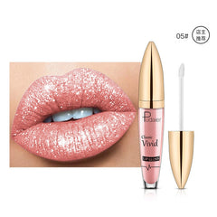 18 Colors Shiny Lip Gloss for Women Long Lasting Matte Glitter Liquid Lipstick Diamond Shiny Lip Gloss Waterproof Lip Makeup