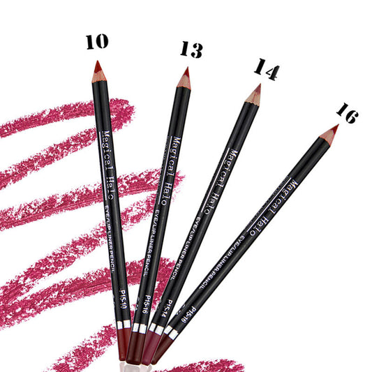 Makeup MH12 Color Mixed Waterproof Lip Liner Lip Nude Lip Pencil Lipstick Pen Set of 12
