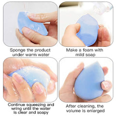 Makeup Sponge Microfiber Professional Fluff Surface Cosmetic Puff Tool