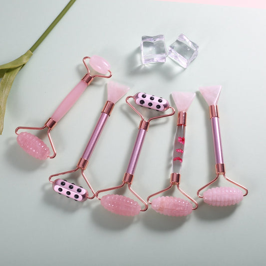 Germanium Roller Beauty Stick Jade Mask Brush Face Roller Sleep Mask Brush Germanium Beauty Stick Dual-Use