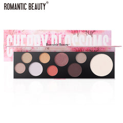 Romantic Beauty 9-Color Eye Shadow Irregular Circular Bubble Eye Shadow Plate